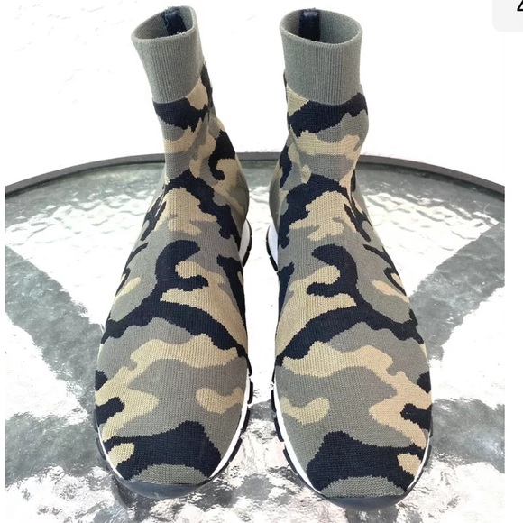 Prada authentic camo sock sneakers size 37 us 7.5 - Picture 7 of 7